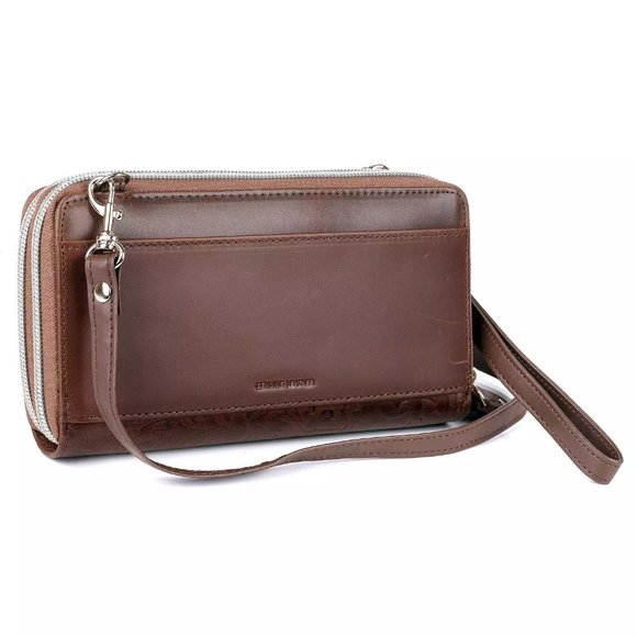 Julia Buxton Tooled Leather RFID-Blocking Ultimate Organizer Wallet - Picture 2 of 5